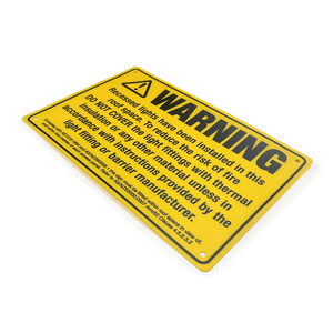 لافتات تحذير مطبوعة حسب الطلب لمناطق البناء: لافتات تحذير السلامة - Product Image 4