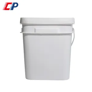 Wholesale Stable Leak-proof 10l Square Plastic Bucket Pp Food Grade Bucket With Lids