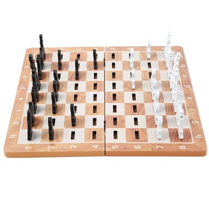 Usine directe <span class=keywords><strong>nouveau</strong></span> jouet de <span class=keywords><strong>jeu</strong></span> de société de bataille pour enfants pliable en bois insérer échiquier éducation précoce échiquier - Product Image 4