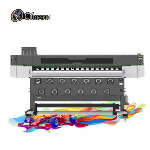 Digital printer 1.6m 1.8m i3200 xp600 print head plotter Large format canvas vinyl banner poster inkjet eco solvent printer