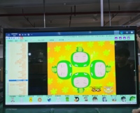 Tableau interactif de conférence tout-en-un 1080p à écran tactile infrarouge 20 points de 65 pouces avec support au sol pour affichage et signalétique en magasin de détail