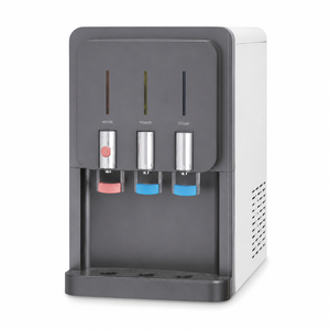 Dispenser d'<span class=keywords><strong>Acqua</strong></span> Moderno da Tavolo con Purificatore, <span class=keywords><strong>Acqua</strong></span> Calda, Fredda e a Temperatura Ambiente, 3 Rubinetti, Indicatore LED Luminoso per Ufficio e Casa - Product Image 1