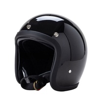 Casque de moto électrique léger en plastique renforcé de fibre de verre certifié 3C, exclusivité transfrontalière, style rétro cruiser