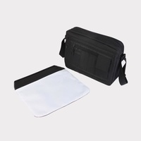 Sac messager vierge en polyester de haute qualité pour sublimation, sacs à personnaliser, zone blanche vierge, sac bandoulière pour sublimation