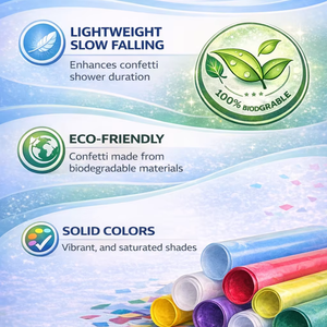 Vendita all'Ingrosso di Coriandoli Personalizzati per Feste, Sparacoriandoli per Eventi Primaverili - Product Image 5