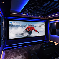 Écran LED d'intérieur Cob P1.25 de haute qualité 600x337.5mm 16:9, panneau mural vidéo LED à service frontal pour différents stands