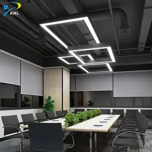Luz LED lineal para sala de conferencias, luz regulable de aluminio de alta calidad, 2 pies, 4 pies, 40w, 1,2 m