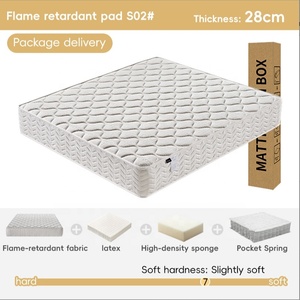 <strong>Royal</strong> Luxury Soft Hybrid Mattress High Density Swirl <strong>Gel</strong> Memory Foam Removable Cover Hospital Use 25cm Thickness Full King Sizes - Product Image 3