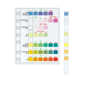 Betta — kit de test de l'eau 7 en 1, gb de contours d'eau pour aquarium, bandes lumineuses, pas de lecture