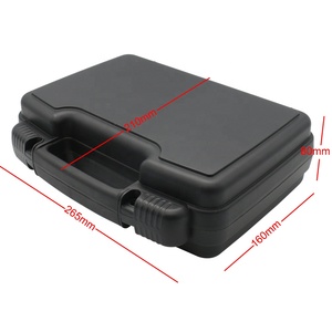 Plastic Tool Box Small Custom Portable Premium Hard-shell Plastic Box With Flip Locks And Foam Inserts For Hairdressing Tools