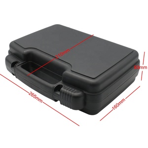 Tool Box Plastic Small Custom Portable Premium Hard-shell Plastic Box With Flip Locks And Foam Inserts For Hairdressing Tools