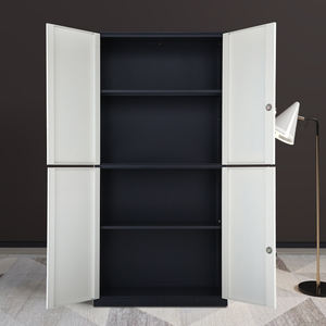 Armoire de rangement de fichiers de bureau en acier à 4 portes de haute qualité nouveau Design armoire en métal pour bureau à domicile cuisine hôtel école utilisation - Product Image 2