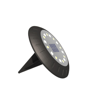 INCX ABS LED <strong>Solar</strong> Ground <strong>Lights</strong> IP65 Waterproof Cold White Modern 16 Pack Outdoor Garden Landscape Patio Pathway Lawn <strong>Deck</strong> - Product Image 2