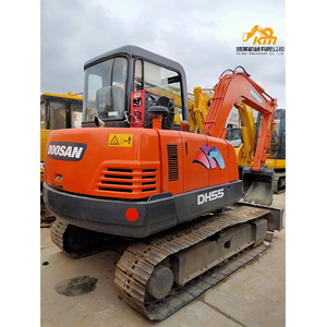Original de Corea, 5,5 toneladas, Mini oruga hidráulica, gran potencia, alta eficiencia y rendimiento de alto costo, excavadora usada Doosan DH55 - Product Image 1