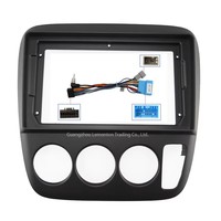 Accessoires de voiture, cadre Android pour voiture de 9 pouces pour CR-V 1998+, cadre audio pour voiture, cadre pour lecteur DVD de voiture, cadre pour autoradio, cadre pour voiture