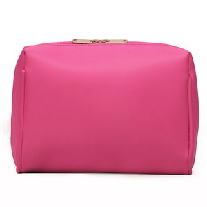 Soft Pu <strong>Leather</strong> Grey Custom Waterproof Travel Women Makeup Cosmetic <strong>Toiletry</strong> <strong>Bag</strong> - Product Image 3