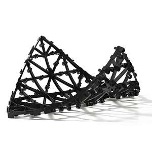 พื้นระเบียง WPC ลายนูนสีเทา ขนาด 30*60*2.3 ซม. แบบประกบกันได้ สำหรับใช้ภายนอกและภายในอาคาร เช่น ระเบียง - Product Image 5