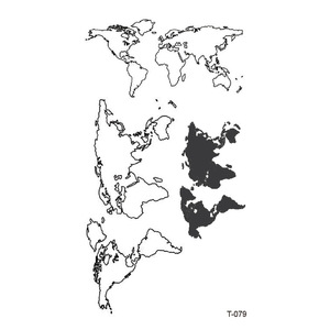 Miếng Dán Hình Xăm Bán Sỉ Phong Cách Harajuku Hình Xăm Giả Nhiều Màu Có Hàng Tạm Thời Của Nhà Máy Hàn Quốc - Product Image 6