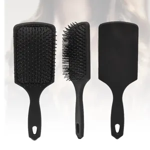 New Air Hair Paddle Hair BrushIn Black Color Good Quality Healthy Paddle Cushion Hairbrush For Scalp Message