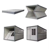 Maison préfabriquée pliable sur mesure avec design respirant pour hôtel, hôpital, chantier de construction et usage de bureau temporaire