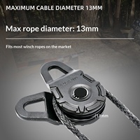 Poulie de guidage de treuil tout-terrain Altup haute résistance 12 tonnes avec support pour véhicules et remorques Fabriqué en Chine