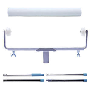 Rodillo de pintura de revestimiento de suelo epoxi de microfibra de gran oferta con marco de rodillo de aluminio extensible - Product Image 3