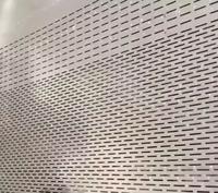 Tôle micro-perforée en acier inoxydable galvanisé, maille diamantée perforée, 1,5 mm, pliable