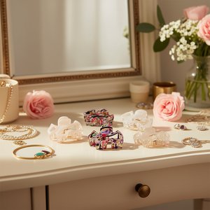 Pince à cheveux West Highland Cracker 9 cm, design coloré et à motifs pour femmes - Product Image 2