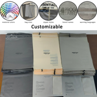 Sac d'emballage pour vêtements en plastique mat dépoli personnalisé avec fermeture éclair, idéal pour maillots de bain, en EVA, avec curseur de fermeture éclair, en CPE, fabriqué en Chine