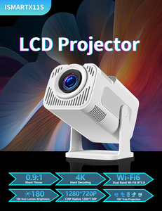 Muzee Gaming Projetor Android 11 8k 3d ISMARTX11 Console de Jogos Inteligente Projetor Home 4k Vídeo Portátil Mini Projetor Android - Product Image 3