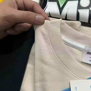 <span class=keywords><strong>Camiseta</strong></span> Básica para <span class=keywords><strong>Hombre</strong></span>, Nueva Colección Verano 2026, Tejido Holgado 100% Algodón, Color Sólido, <span class=keywords><strong>Cuello</strong></span> Redondo, Manga Corta, Premium, Informal para Uso Diario - Product Image 4