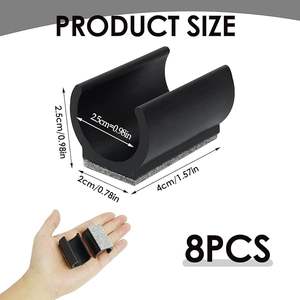 <span class=keywords><strong>Chaise</strong></span> en porte-à-faux avec ensemble de <span class=keywords><strong>feutre</strong></span>, planeurs de meubles universels, diamètre 24-25mm pour chaises pivotantes pour stratifié - Product Image 2