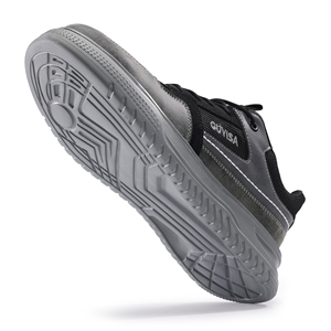 Zapatillas Deportivas con Cordones Cómodas para Hombre, Zapatos Casuales de Estilo Informal, Zapatos de Seguridad Transpirables de Lujo para Caminar, Resistentes a Pinchazos - Product Image 1