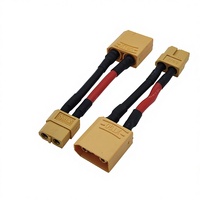 Connecteur mâle en laiton JFS XT30 XT60 XT90 2 pôles 2P pour câble de charge de batterie aérospatiale/automotive 6A 10A 50A 600V