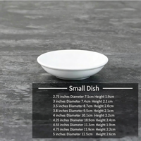 Petite coupelle à sauce en porcelaine blanche, bol à tremper pour sauce soja, vinaigre, condiments, passe au micro-ondes, style moderne et minimaliste