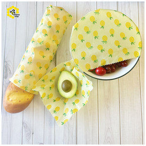 Meilleures ventes : Lot de 3 enveloppes alimentaires réutilisables en coton et cire d'abeille, certifiées qualité alimentaire, pour la conservation des aliments frais en cuisine, écologiques - Product Image 5