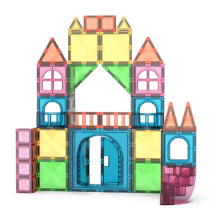 Jouet éducatif STEM Magplayer Premium, blocs magnétiques de construction, tuiles magnétiques pour enfants, tout-petits, préscolaire, cadeau d'apprentissage - Product Image 2