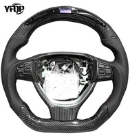 Volant de course en fibre de carbone LED pour BMW X5m X6m E70 E71 Z4, visibilité et style améliorés
