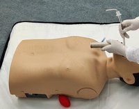 Maniquí de Entrenamiento de Primeros Auxilios para RCP de Medio Cuerpo, Maniquí de Entrenamiento de Intubación con LED
