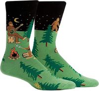 Drôle Femmes Crew Chaussettes Standard Mode Couleur Personnalisée Singe Motif Automne Casual Respirant Premium Confort Bigfoot