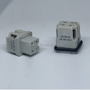 Connettore Industriale 10 Ampere 3 Pin + PE, Equivalente al Harting Heavy Duty Connector HA-003-<span class=keywords><strong>M</strong></span> - Product Image 5