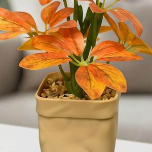 Plante artificielle succulente givrée à feuilles variées en forme de parapluie, ensemble de plantes de table pour intérieur, maison, bureau, idée cadeau, qualité supérieure - Product Image 2