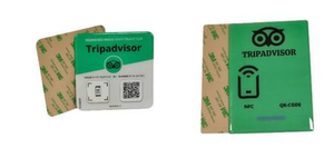 <span class=keywords><strong>NFC</strong></span> Google xem xét Epoxy Sticker PVC Thẻ truyền thông xã hội Thẻ ntag213/Ntag215/ntag216/ntag424 100mm x 100mm cho doanh nghiệp và khách sạn sử dụng - Product Image 2