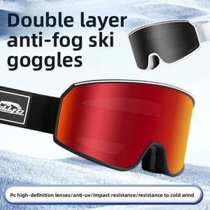 Gafas <span class=keywords><strong>de</strong></span> Esquí para Niños y Adultos, Material TPU, Doble Capa Antivaho, Lentes <span class=keywords><strong>de</strong></span> PC - Product Image 2