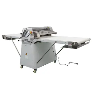 Mesin Pembuat Adonan Stainless Steel, Peralatan Membuat Roti Sheeter Stainless Steel, Mesin Pembuat Adonan Roti Datar Pizza