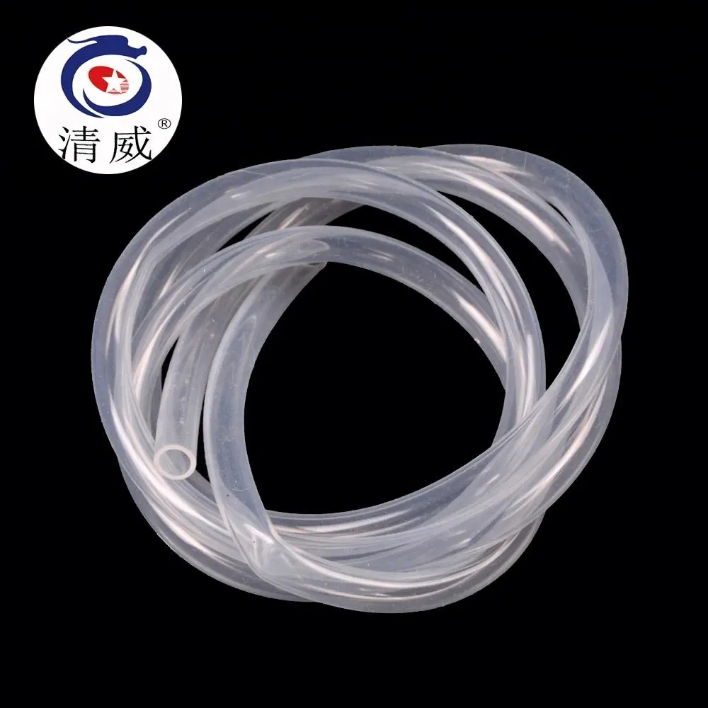 Fábrica Atacado Soft Flexível Silicone Tubing Extrusão Solid Ring Mangueira De Borracha Tubo De Borracha De Silicone