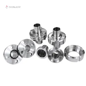 Unión Macho de Acero Inoxidable Pulido SS304 DONJOY, Tuerca de Unión DN10-DN150 <span class=keywords><strong>DIN</strong></span> <span class=keywords><strong>11851</strong></span>, Acoplamiento Sanitario - Product Image 1