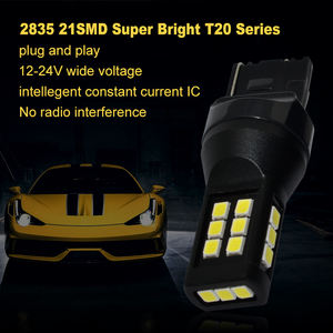 Lámpara de señal LED T20, Canbus 1156 BA15S P21W BAU15S 1157 BA15D 7440 7443 2835 21SMD, señal de giro sin errores, brújula nueva - Product Image 2