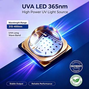 Diode LED UVA en céramique 3535, 315-400nm, 5W, 3-4V, pour le durcissement UV, la photothérapie médicale PUVA, le laboratoire et les instruments biologiques - Product Image 1