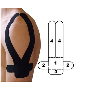 Cinta de kinesiología para hombros, brazos, dolor de <span class=keywords><strong>espalda</strong></span>, alivio de la leggings, terapia muscular, resistente al desgaste - Product Image 1